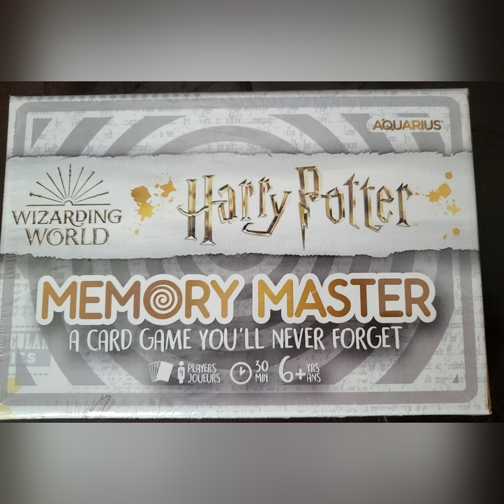 Harry Potter Memory Master card game